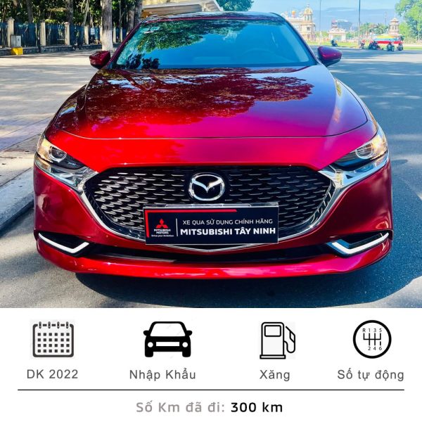 hình nền Mazda 3 Luxury 2021 màu đỏ